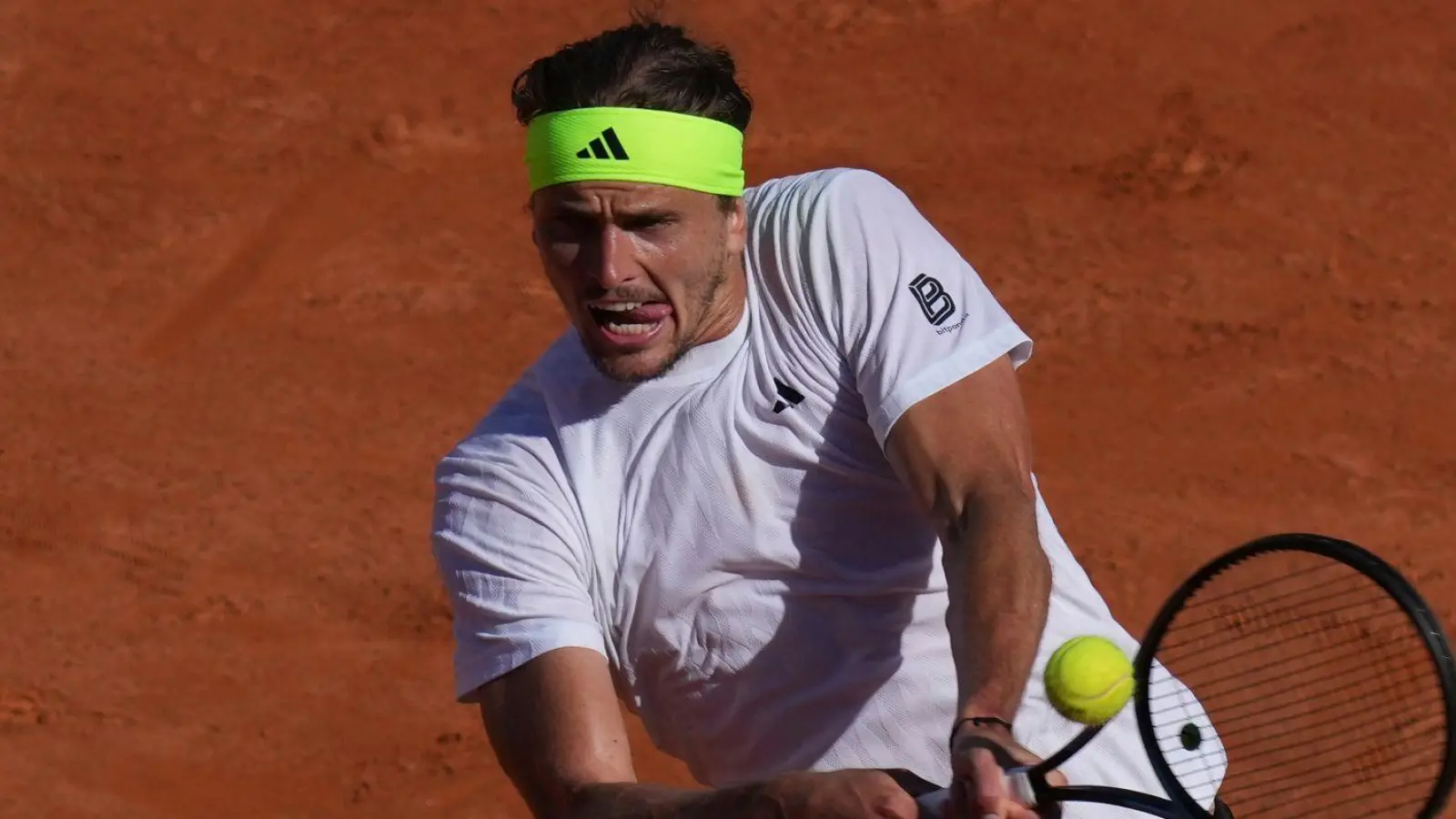 Alexander Zverev schaffte es ins Viertelfinale von Rom (Foto: Alfredo Falcone/LaPresse via AP/dpa)