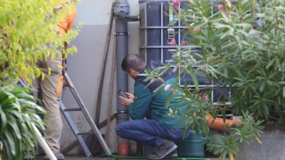 Die Kriminalpolizei war vor Ort, um sich ein Bild zu machen. (Foto: NEWS5/Markus Zahn)