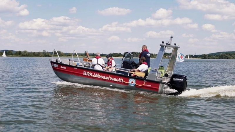 Ist am See Hilfe gefragt, sind die Rettungskräfte stets zur Stelle. (Foto: Kreiswasserwacht BRK-Kreisverband Ansbach)