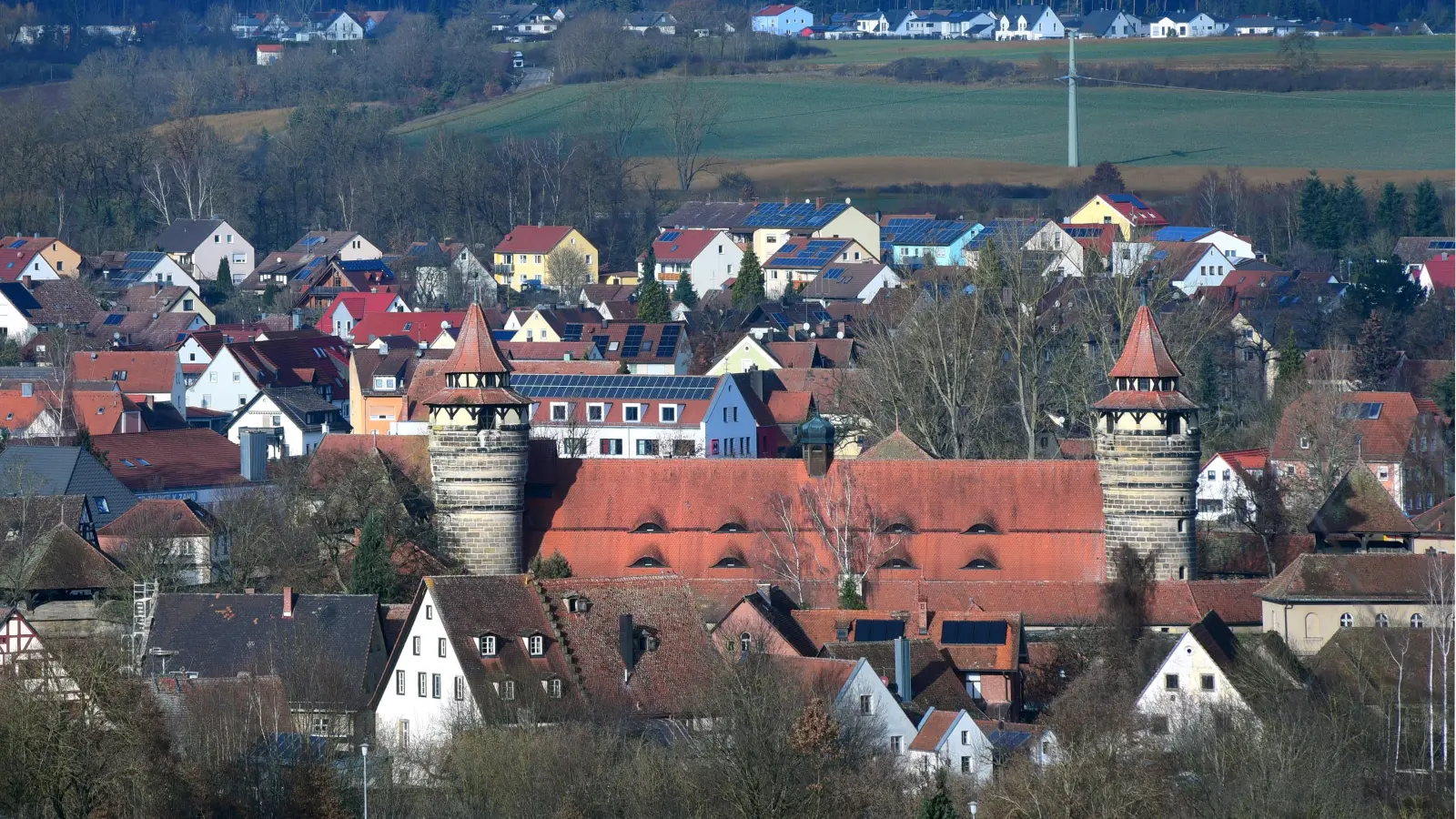 Das Bollwerk ist das dominierende Gebäude in Lichtenau und besteht seit dem Mittelalter. (Foto: Sarina Schwinn)