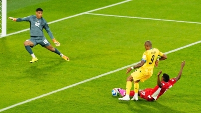 Ghana hat einen mühevollen Auftaktsieg gegen Panama gefeiert. (Foto: Chris Young/The Canadian Press/AP/dpa)