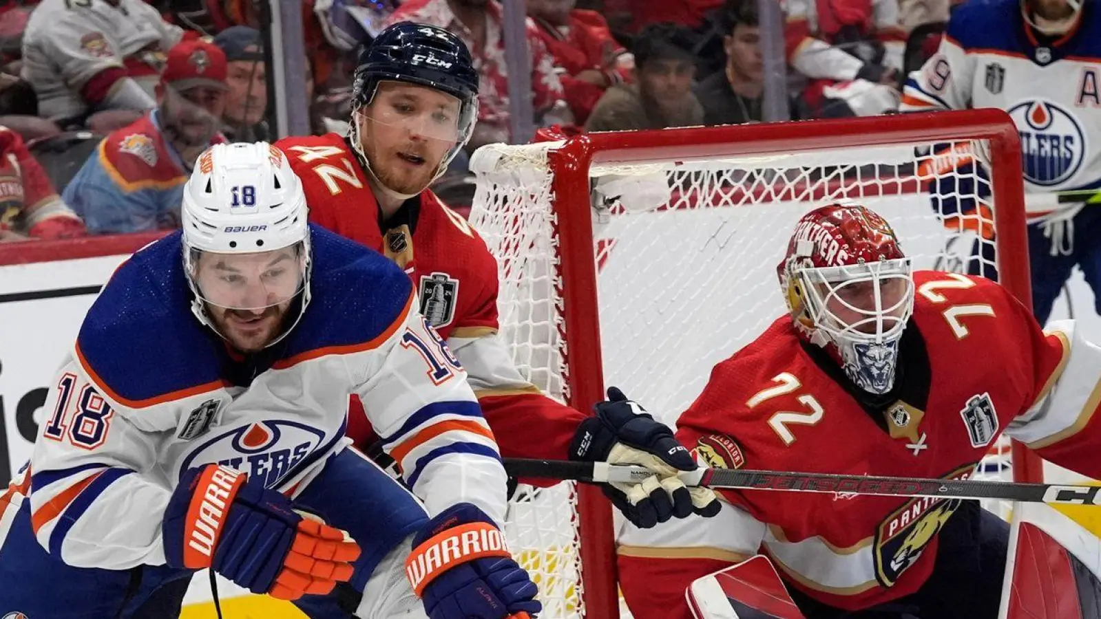 Die Edmonton Oilers unterlagen bei den Florida Panthers mit 0:3. (Foto: Wilfredo Lee/The Canadian Press via AP/dpa)