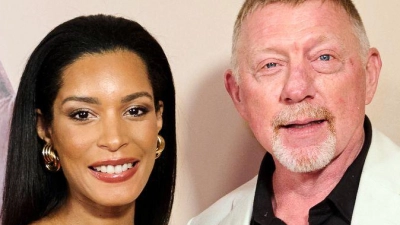 Boris Becker mit seiner Frau Lilian de Carvalho Monteiro. (Archivbild) (Foto: Annette Riedl/dpa)