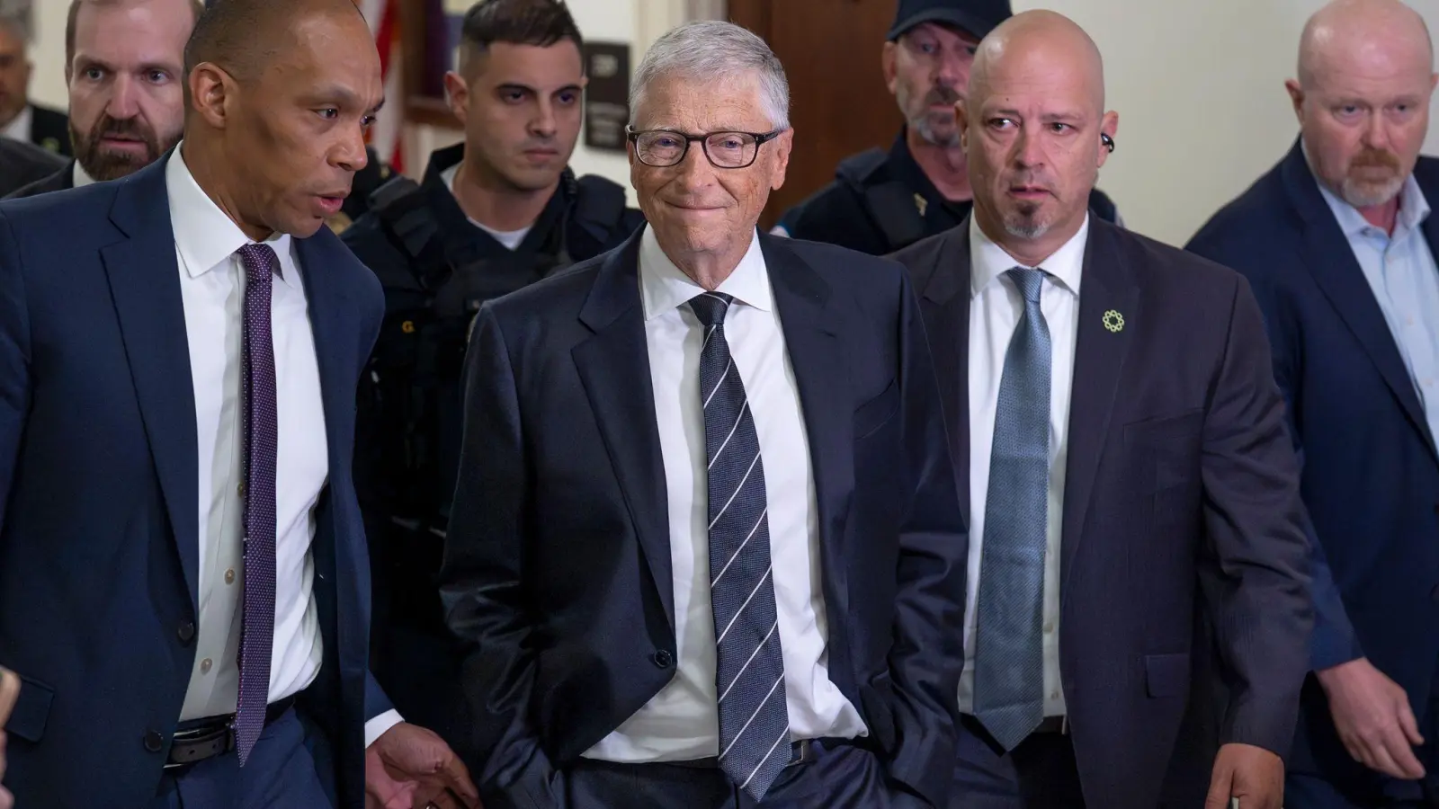 Bill Gates sagt im Kontrollausschuss aus. (Foto: J. Scott Applewhite/AP/dpa)