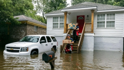 Der Tropensturm „Debby“ hat dem Südosten der USA heftige Regenfälle gebracht. (Foto: Stephen B. Morton/AP/dpa)