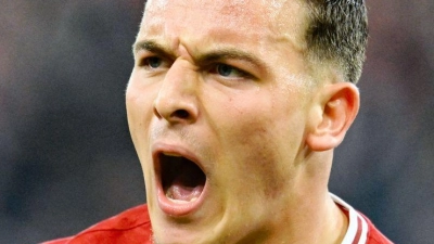 Der Spieler des Spiels: Said El Mala. (Foto: Uwe Anspach/dpa)