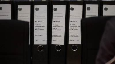 Das BSW hatte sehr viel Material zusammengetragen, um seine Einsprüche zu begründen. (Archivbild) (Foto: Sebastian Christoph Gollnow/dpa)