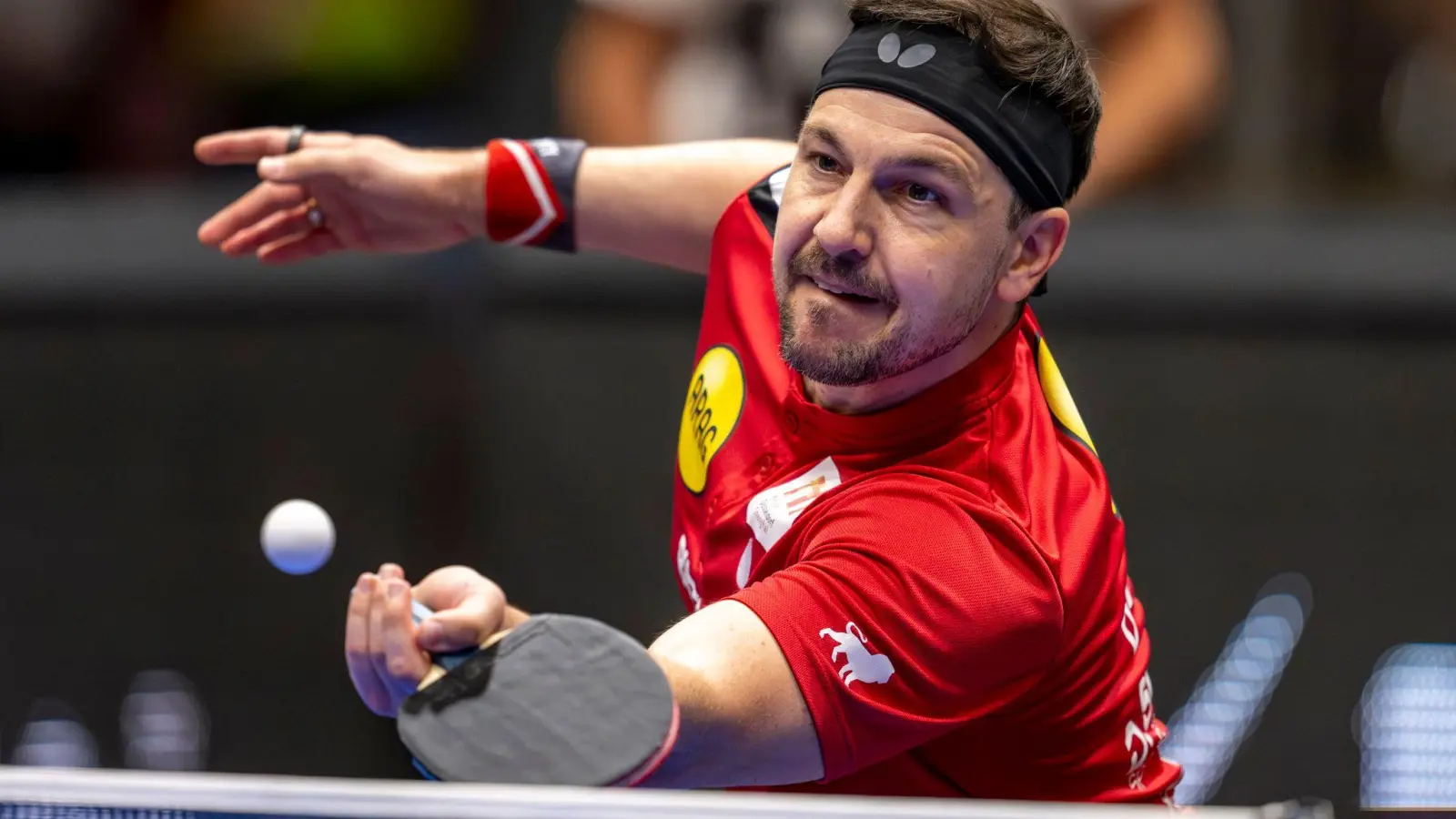 Timo Boll erlebte gegen Polen einen wechselhaften Abend. (Foto: David Inderlied/dpa)