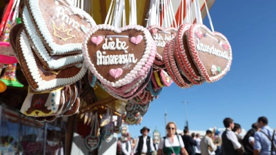 Strahlendes Wetter beschert dem Oktoberfest einen Bilderbuchstart.  (Foto: Karl-Josef Hildenbrand/dpa)