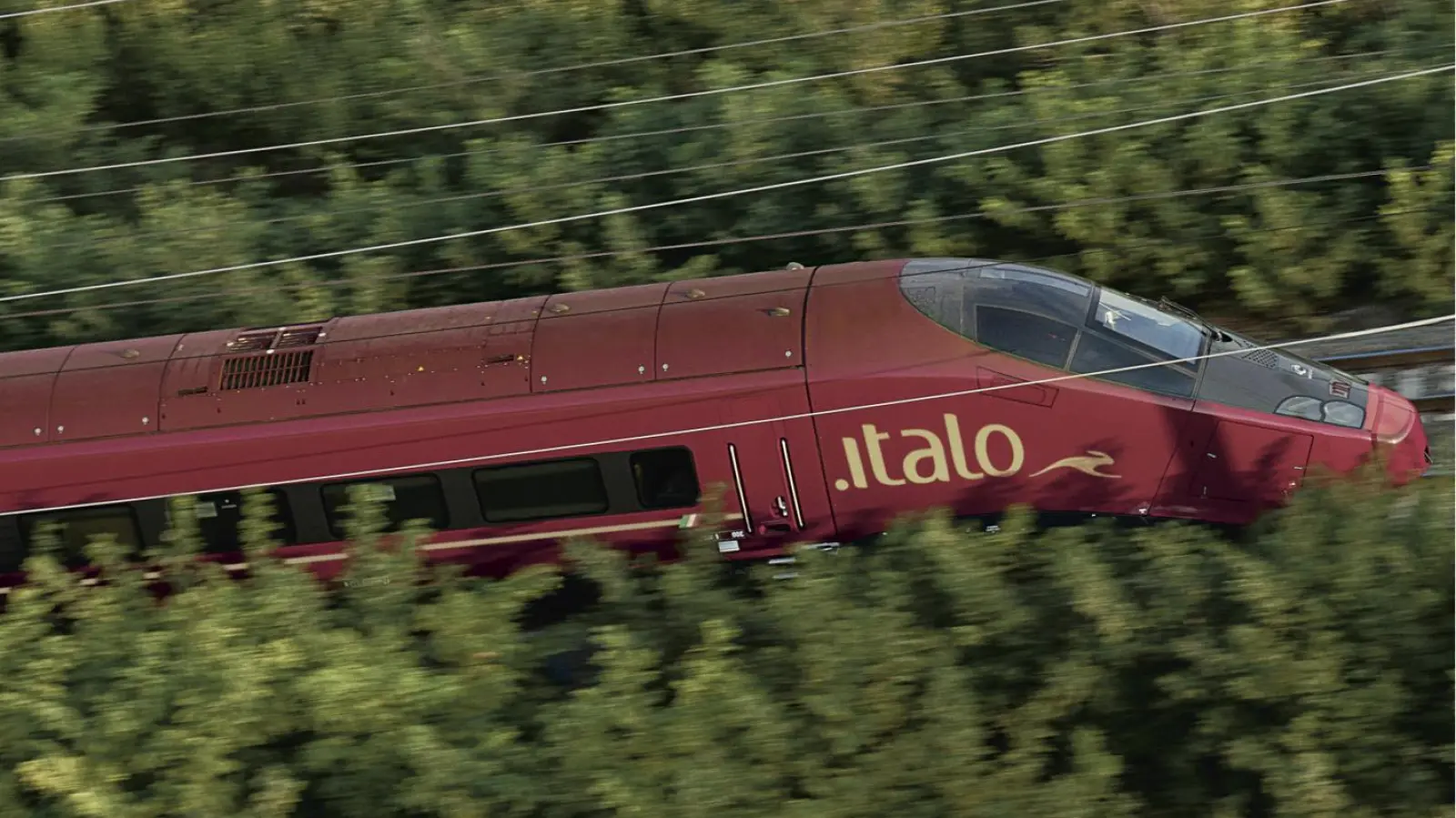 Ein Hochgeschwindigkeitszug der italienischen Privatbahn „Italo”. (Foto: Italo)