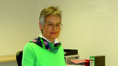 Bürgermeisterin Elisabeth Stammler freut sich über die gute Entwicklung von Gebsattel. (Foto: Inge Koberstein)