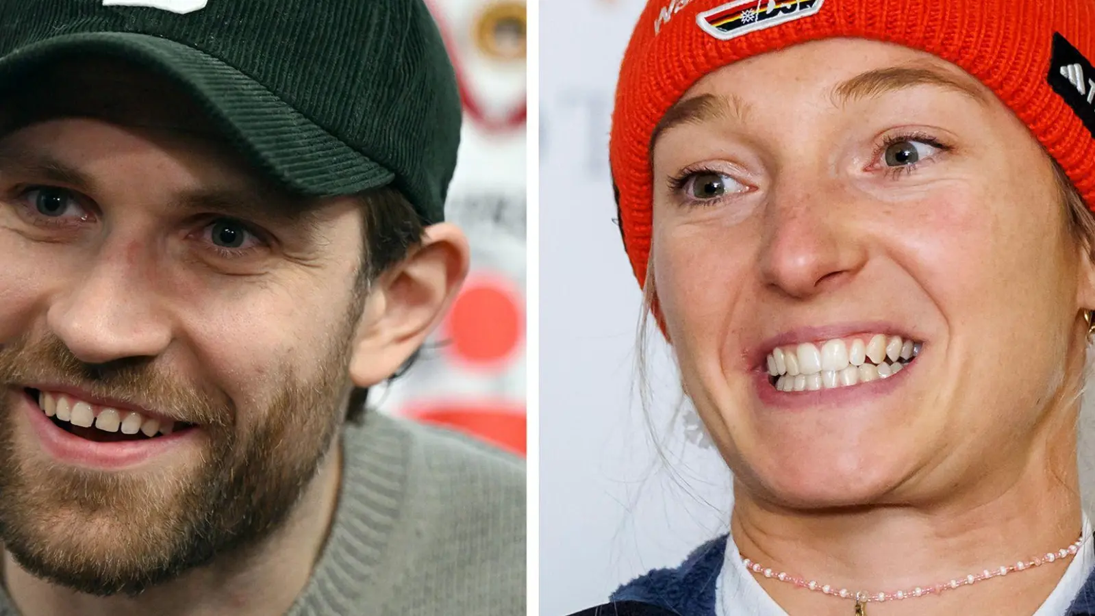 Leon Draisaitl und Katharina Schmid wurden von den Fans und dem deutschen Team gewählt. (Archivbild) (Foto: Daniel Karmann/Federico Gambarini/dpa)