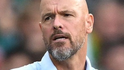 Bayer Leverkusen hat sich laut Medienberichten von Trainer Erik ten Hag getrennt. (Archivbild) (Foto: Carmen Jaspersen/dpa)