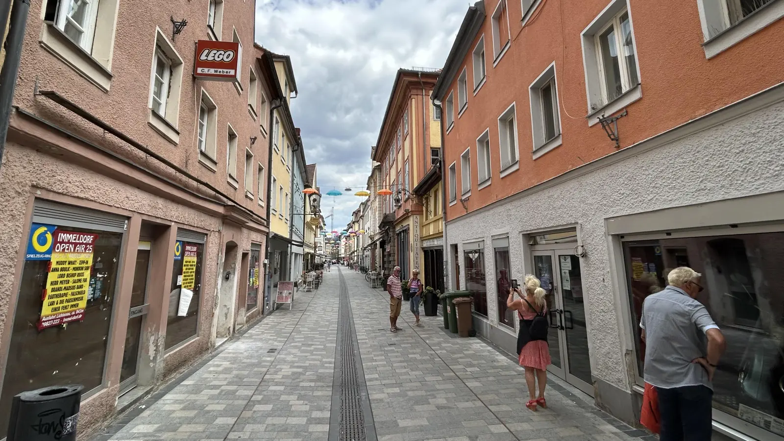 Im Herzen Ansbachs, zu dem auch die Neustadt (Bild) gehört, sollen historische Häuser von Grund auf ertüchtigt werden. (Foto: Florian Pöhlmann)