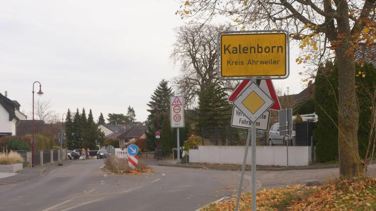 Im Wald bei Kalenborn wird nach einer mutmaßlichen Großkatze gesucht. (Foto: Thomas Frey/dpa)
