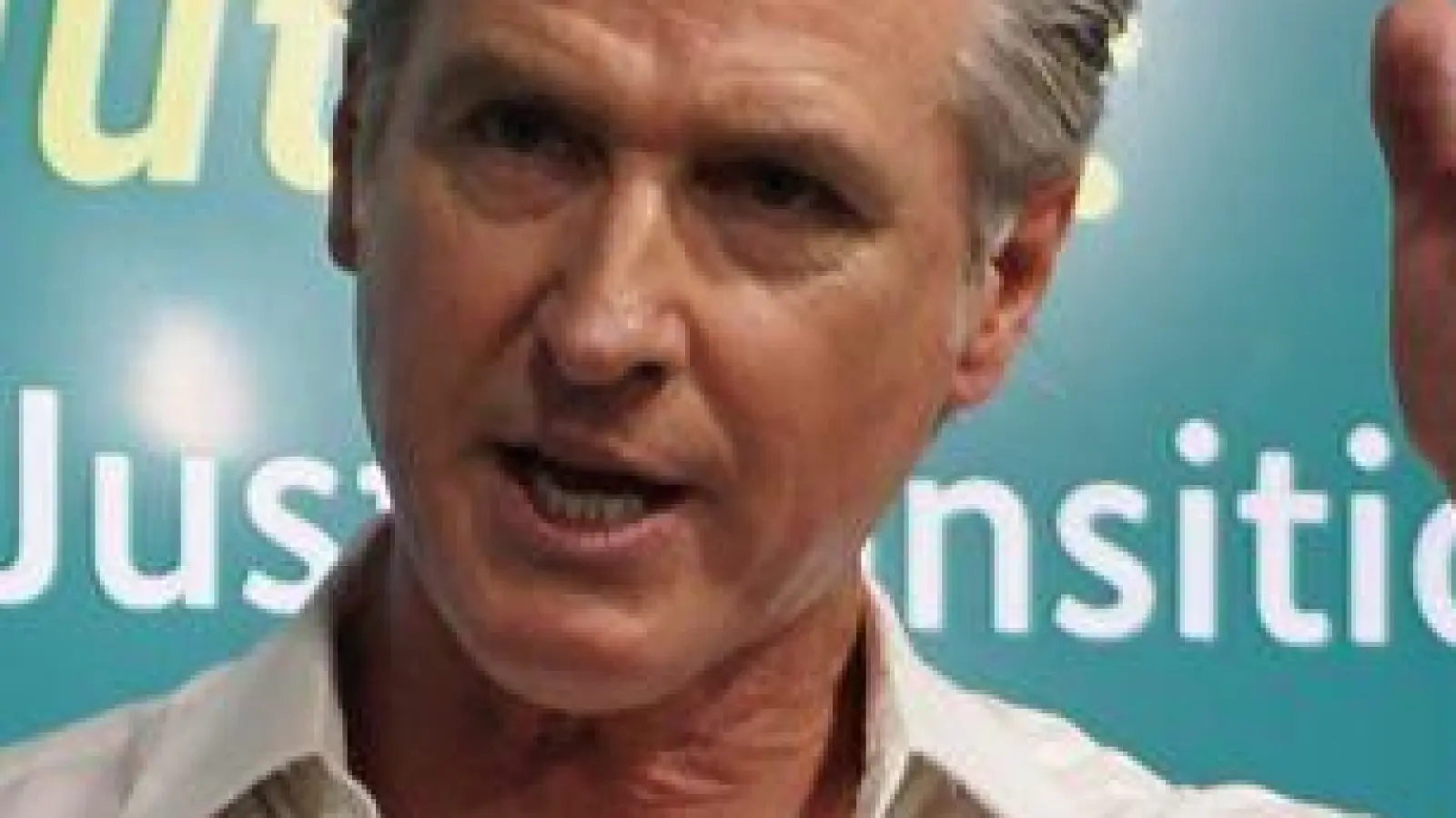 Der demokratische Politiker Gavin Newsom will Hoffnung auf der Weltklimakonferenz verbreiten. (Foto: Larissa Schwedes/dpa)