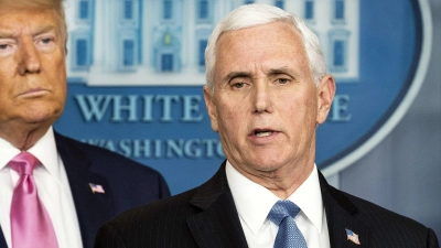 Mike Pence (r) war bis 2021 US-Vizepräsident unter Donald Trump. (Foto: Michael Brochstein/ZUMA Wire/dpa)