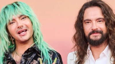 In ihrem Podcast kündigen Bill und Tom Kaulitz an, „Wetten, dass..?“ zu übernehmen. (Foto: Annette Riedl/dpa)