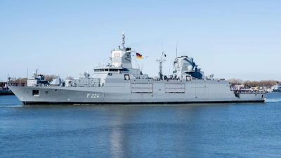 Die Fregatte Sachsen-Anhalt. (Symbolbild) (Foto: Hauke-Christian Dittrich/dpa)