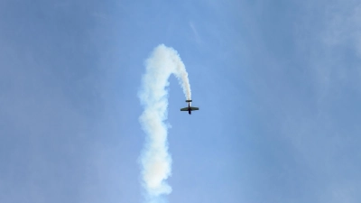 Bis zur siebenfachen Erdanziehungskraft – der Kunstflug ist nichts für schwache Nerven. (Foto: René Chlopotowski)