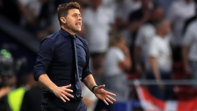 Trainer Mauricio Pochettino: Der Argentinier besiegte mit dem FC Chelsea seinen Ex-Club Tottenham. (Foto: Peter Byrne/PA Wire/dpa)