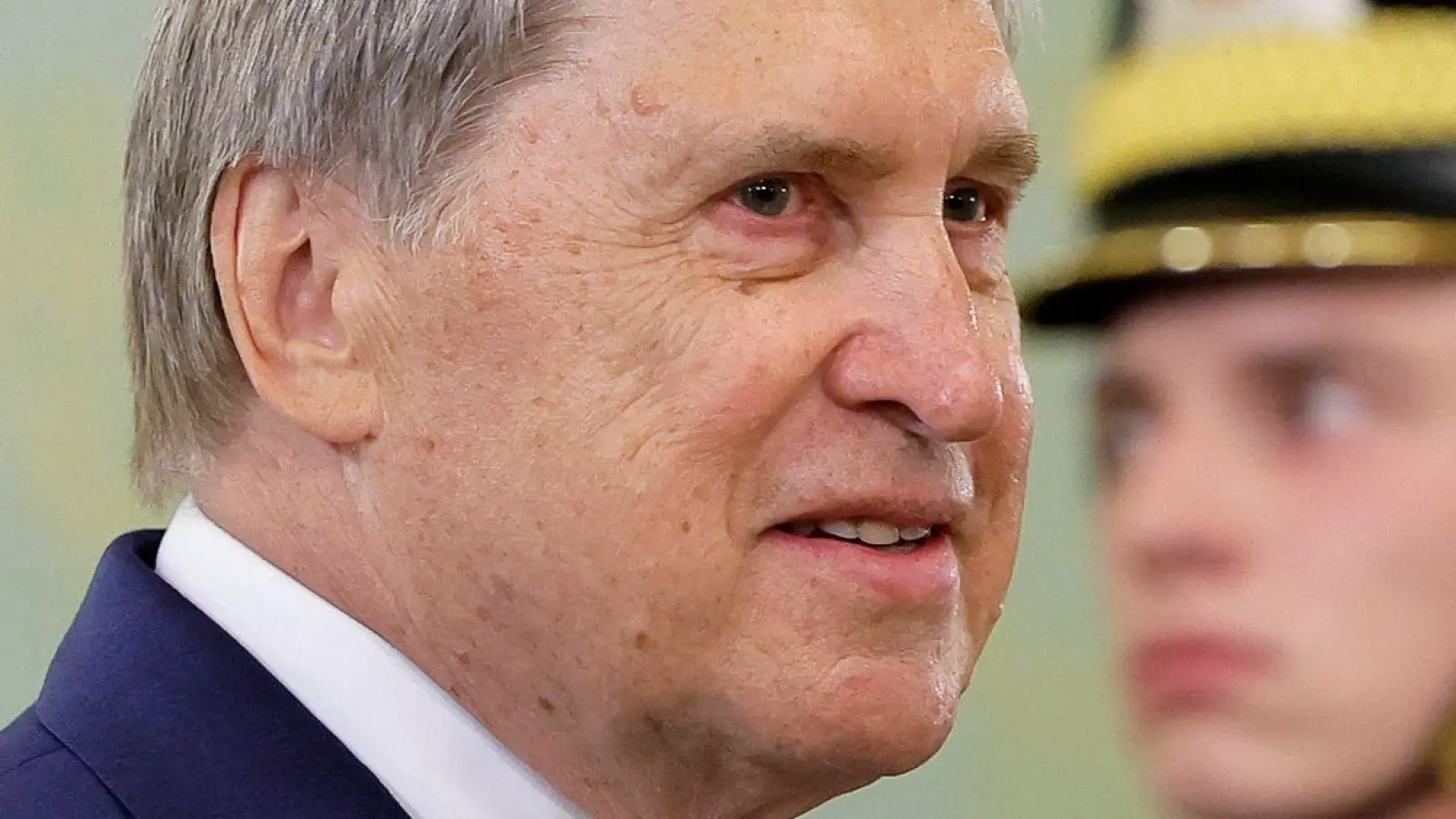 Der Friedensplan sei im Detail bisher gar nicht mit Russland besprochen worden, sagte Juri Uschakow. (Archivbild) (Foto: Maxim Shemetov/Reuters Pool via AP/dpa)