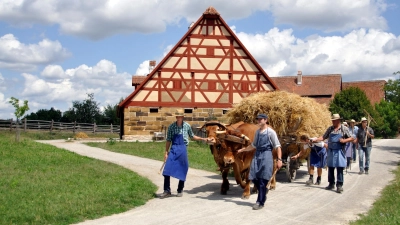 Das Sommerfest gehört zum festen Repertoire im Museumskalender. 2025 probiert das Freilandmuseum einen anderen Ansatz aus. (Archivbild: Hans-Bernd Glanz)