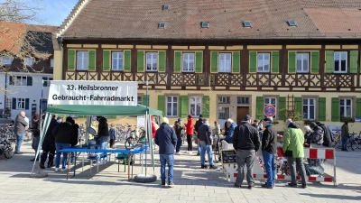Gebrauchtfahrradmarkt des Radsportvereins Heilsbronn (Foto: Robert Schuster)