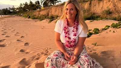 Bestseller-Autorin Lilly Lucas auf Hawaii. Dort hat sie von der Verfilmung ihres Buches erfahren.  (Foto:  Andreas Eyrisch)