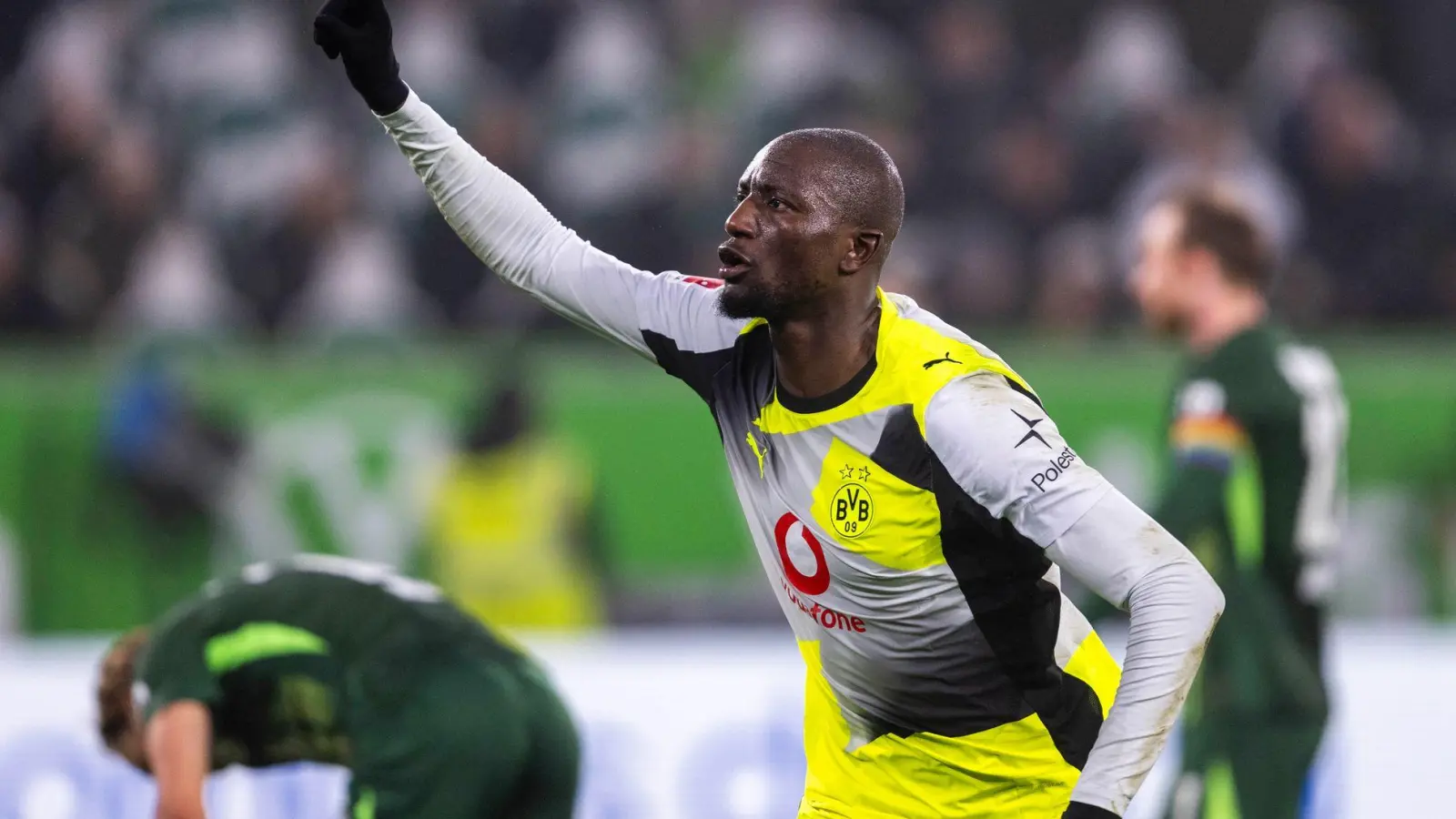 Rettete seine Mannschaft: BVB-Torjäger Serhou Guirassy. (Foto: David Inderlied/dpa)