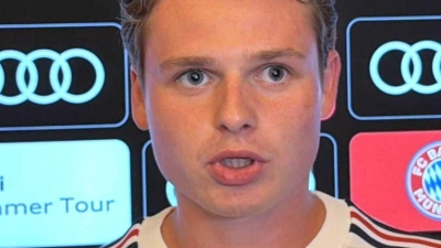 Wird nach Ansicht von Vincent Kompany irgendwann die Nummer 1 im DFB-Tor: Jonas Urbig. (Archivild) (Foto: Christian Kunz/dpa)