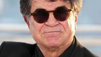 Jafar Panahi mit der Goldenen Palme.  (Foto: Scott A Garfitt/Invision/AP/dpa)