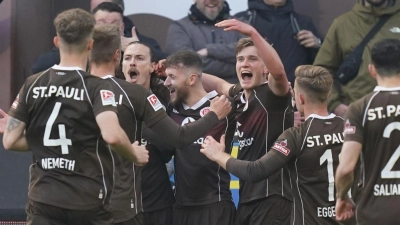 Der FC St. Pauli machte einen weiteren Schritt Richtung Aufstieg. (Foto: Marcus Brandt/dpa)