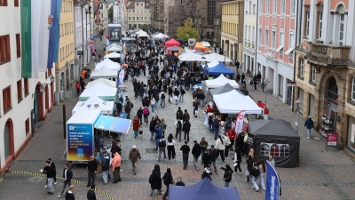 Am Freitag, dem 25. September 2026, findet von 9 bis 16 Uhr unter dem Motto „Junge Talente“ die Ausbildungsstellenbörse in der Ansbacher Altstadt statt. (Foto: Alexander Biernoth)
