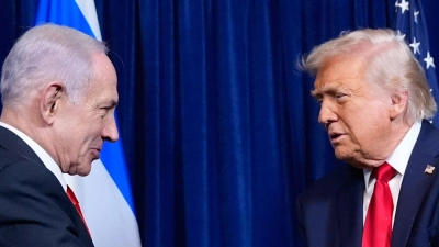 Das Treffen zwischen Netanjahu und Trump wird am Dienstag erwartet (Archivbild).  (Foto: Alex Brandon/AP/dpa)