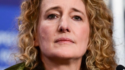 Kanzler Friedrich Merz (CDU) ruft in der Debatte über die Zukunft der Berlinale und ihrer Chefin Tricia Tuttle zu respektvollem Umgang und einer raschen Klärung auf.  (Foto: Sebastian Christoph Gollnow/dpa)