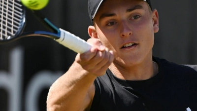 Justin Engel ist eine der Zukunftshoffnungen im deutschen Herren-Tennis. (Foto: Marijan Murat/dpa)