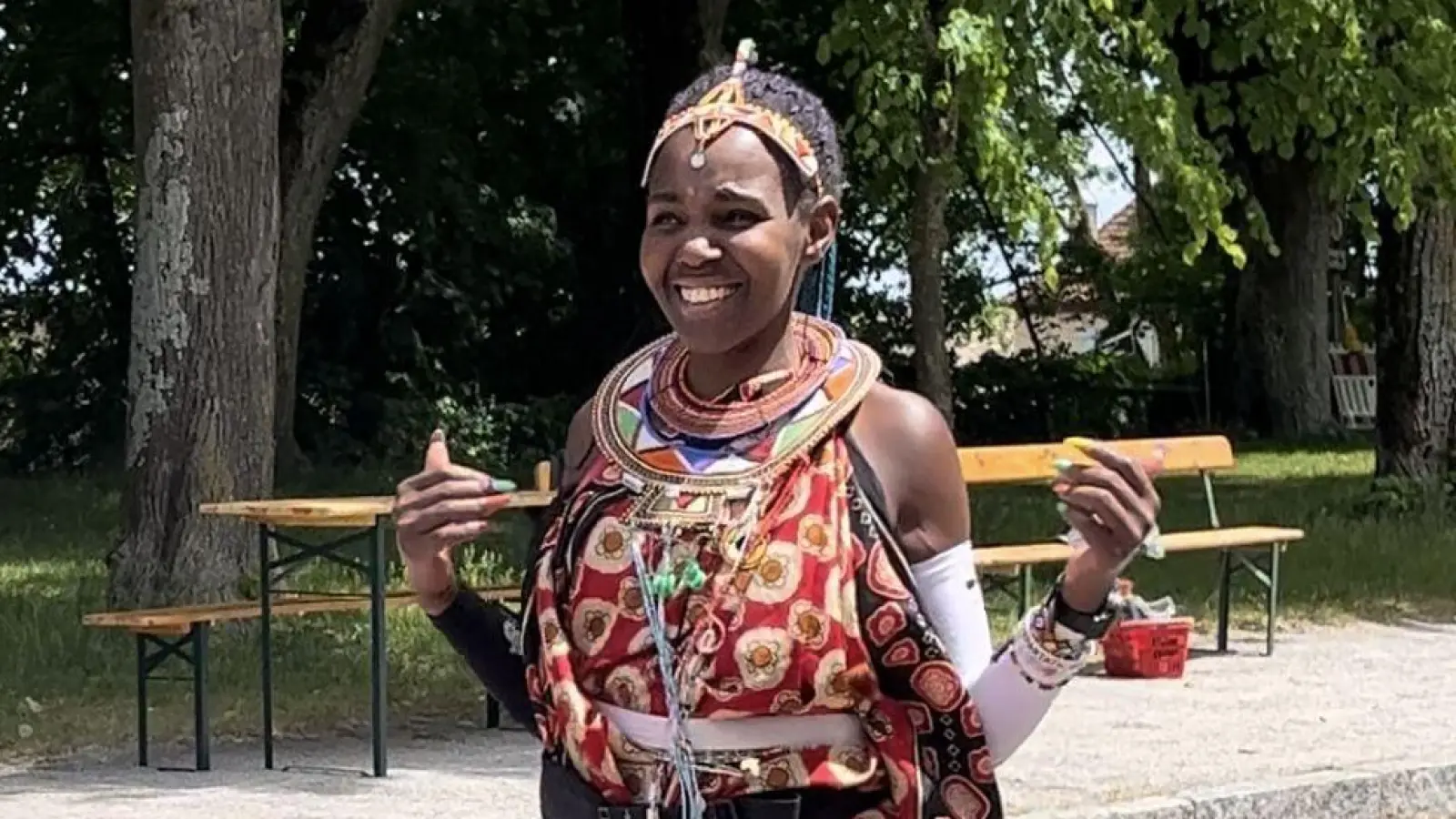 Bereit für den Spartathlon: Purity Jenninger in Laufkleidung. (Foto: Selfie)