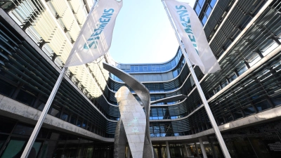 Siemens zeigt sich relativ unbeeindruckt von den weltweiten Verwerfungen. (Archivbild) (Foto: Felix Hörhager/dpa)