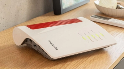 Die 7690 macht den Anfang: FritzOS 8.50 liefert neue Smart-Home-Routinen und zusätzliche Schutzfunktionen per DNS-Filterlisten. (Foto: AVM GmbH/FRITZ! GmbH/dpa-tmn)