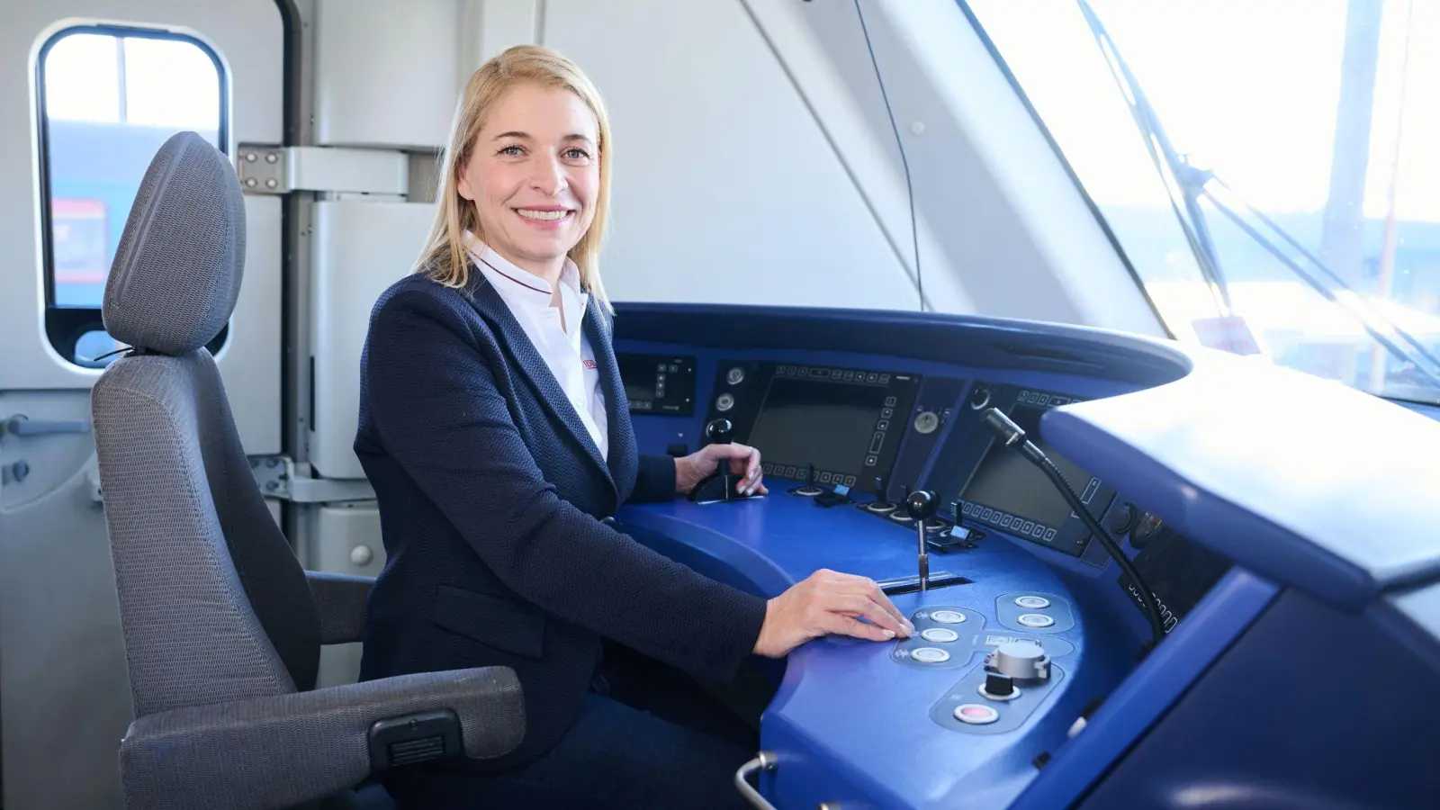 Evelyn Palla, derzeit Bahn-Regionalverkehrsvorständin, wird nach dpa-Informationen neue Vorstandsvorsitzende der Deutschen Bahn. (zu dpa: «Kreise: Evelyn Palla soll neue Bahnchefin werden») (Foto: Annette Riedl)