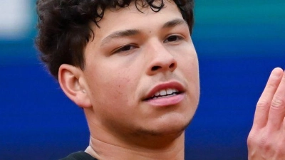 Ben Shelton ist in München weiter im Titelrennen. (Foto: Sven Hoppe/dpa)