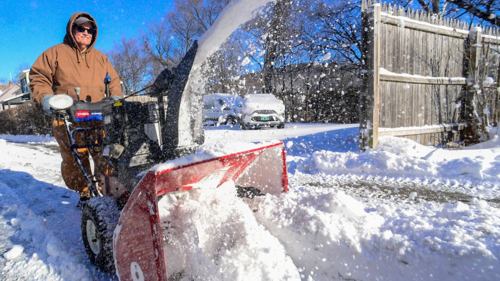 Für Millionen Menschen in den südlichen Bundesstaaten der USA gelten Unwetterwarnungen. (Foto aktuell)  (Foto: Kristopher Radder Brattleboro Re/The Brattleboro Reformer/AP/dpa)