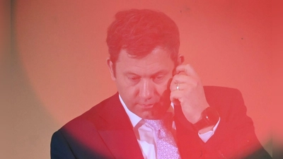 Klingbeil betonte: Mit ihm werde es keine Kehrtwende in der Ukraine-Politik geben.  (Foto: Katharina Kausche/dpa)
