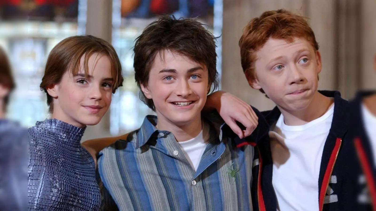 Emma Watson, Daniel Radcliffe und Rupert Grint (l-r) spielten in den Filmen die Zauberlehrlinge Hermine Granger, Harry Potter und Ron Weasley. (Archivbild) (Foto: Andy Butterton/Press Association/dpa)