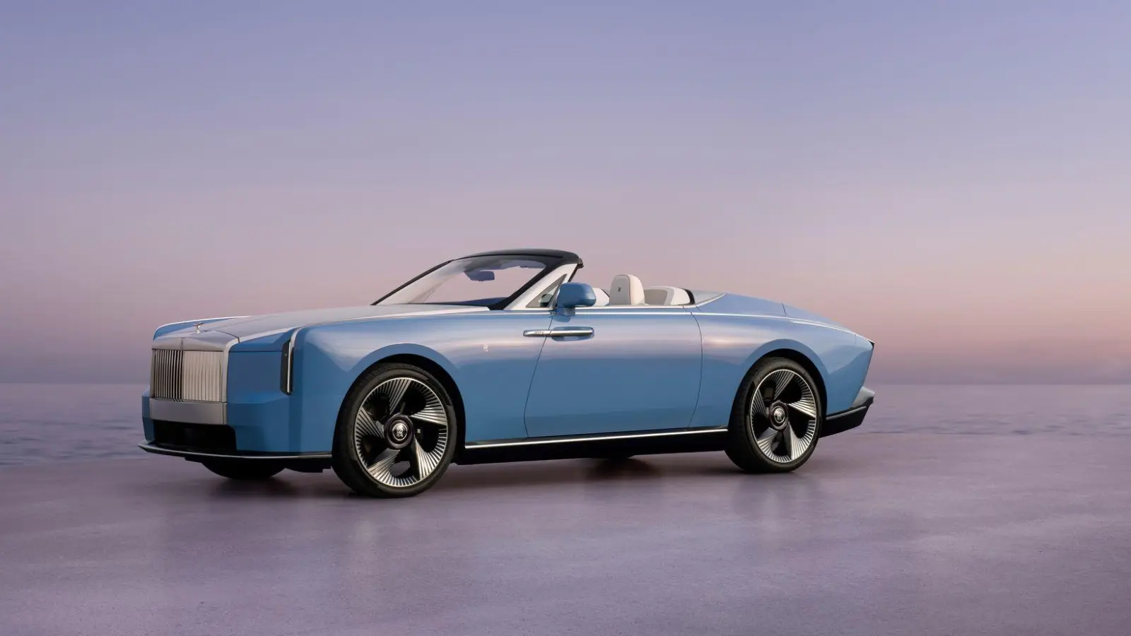 Limitiert auf 100 Stück: In den Handel kommen soll das Nightingale Cabriolet zum Sommer 2028. (Foto: Rolls-Royce/dpa-tmn)