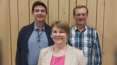 Sie stehen am 8. März für den Münchsteinacher Bürgermeisterposten zur Wahl (von links): Thomas Jordan, Elisabeth Schmidt und Robert Rößner. (Foto: Sandra Buchwald)