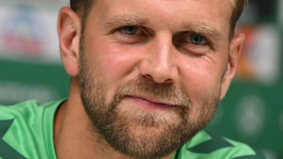 Niclas Füllkrug freut sich, wieder in Bremen zu sein. (Foto: Carmen Jaspersen/dpa)