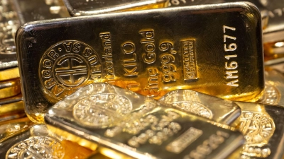 Der Goldpreis nähert sich wieder dem Rekordhoch, das Mitte April bei 3.500 Dollar erreicht worden war. (Symbolbild) (Foto: Sven Hoppe/dpa)