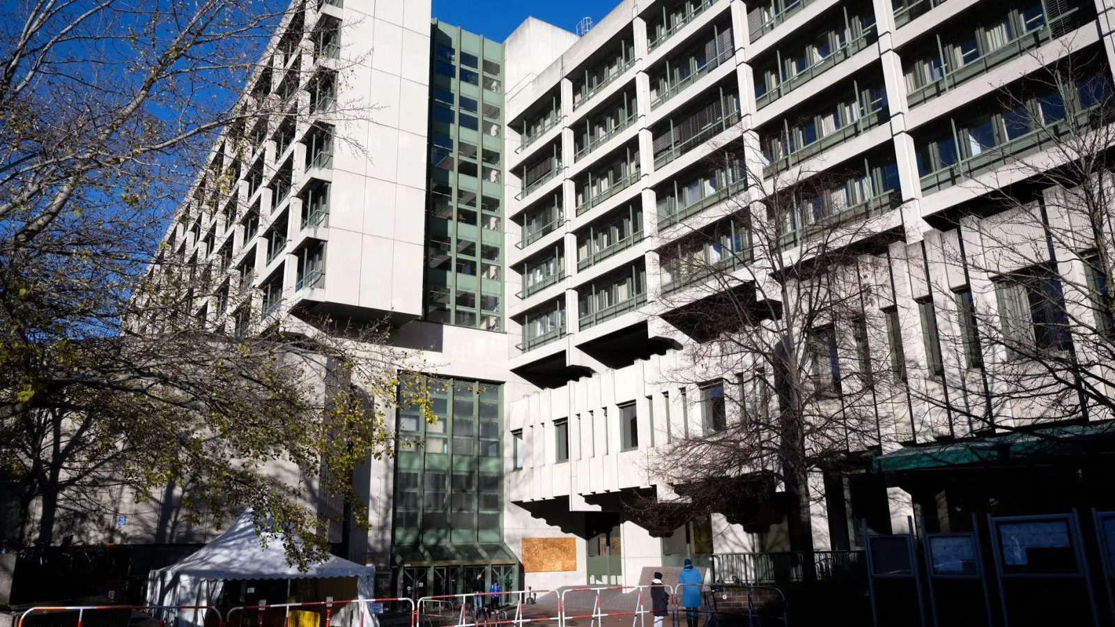 Der „Reichsbürger“-Prozess vor dem Oberlandesgericht in München findet im Strafjustizzentrum statt. (Archivbild) (Foto: Sven Hoppe/dpa)